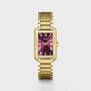 Cluse Belisenna Watch, Gold & Burgundy