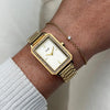 Cluse Fluette CZ Watch & Bracelet Set, Gold