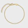 Cluse Fluette CZ Watch & Bracelet Set, Gold