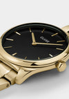 Cluse Féroce Petite Watch, Gold & Black