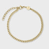 Cluse Fluette Watch & Chain Bracelet Gift Set, Gold & Green