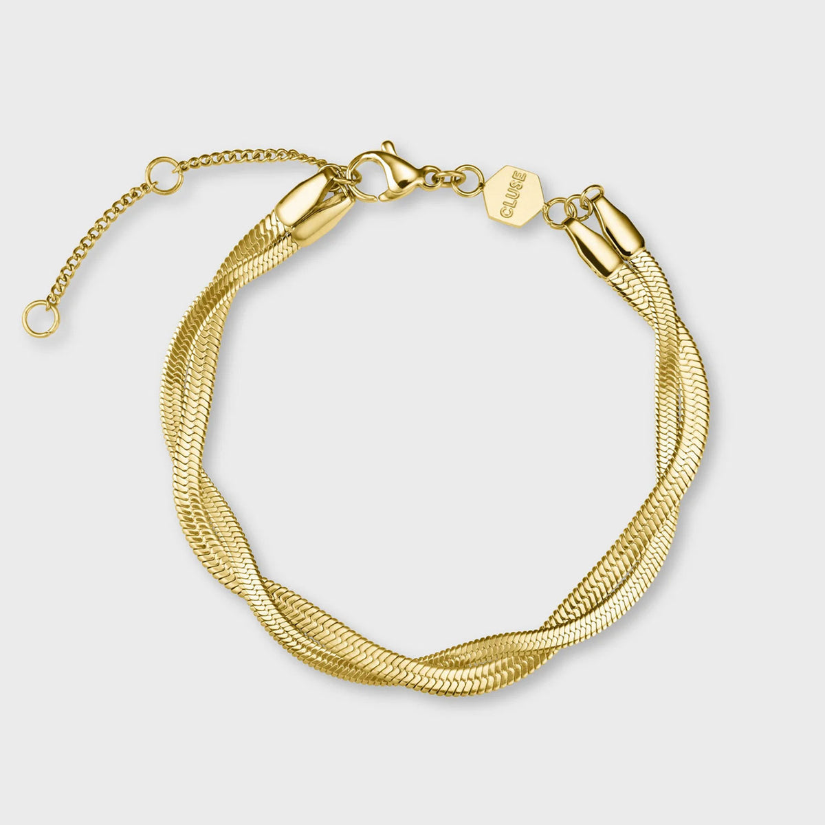 Cluse Fluette Watch & Bracelet Set, Gold