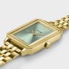 Cluse Fluette Watch, Gold & Sage Green