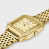 Cluse Gracieuse Lace Textured Watch, Gold