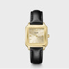 Cluse Gracieuse Lizard Leather Watch, Gold