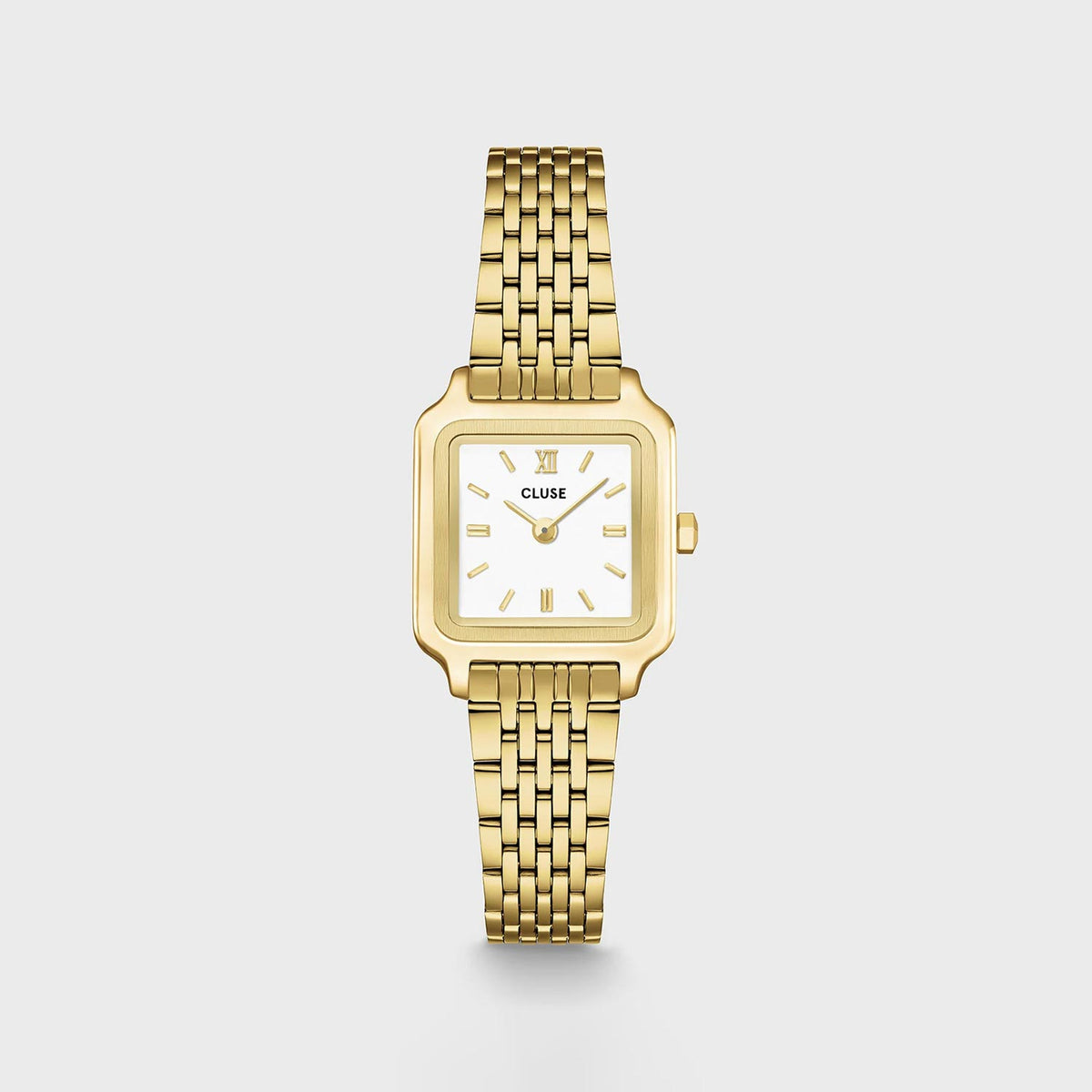 Cluse Gracieuse Mini Watch, Gold & White