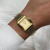 Cluse Gracieuse Petite Lace Texture Watch, Gold