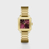 Cluse Gracieuse Petite Watch & Bracelet Set, Burgundy & Gold