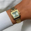 Cluse Gracieuse Petite Watch, Gold & Sage Green