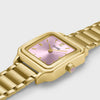 Cluse Gracieuse Petite Watch, Gold & Mauve Pink