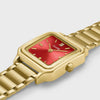 Cluse Gracieuse Petite Watch, Gold & Red