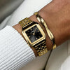 Cluse Gracieuse Petite Watch & Twisted Snake Bracelet Gift Set, Gold