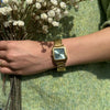 Cluse Gracieuse Watch, Gold & Sage Green
