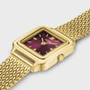 Cluse Gracieuse Mini Watch, Gold & Cherry