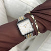 Cluse La Tetragone Watch, Gold & Silver