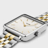 Cluse La Tetragone Watch, Gold & Silver