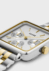 Cluse Ladies La Tétragone Watch, Silver & Gold