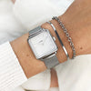 Cluse La Tétragone Watch, Silver