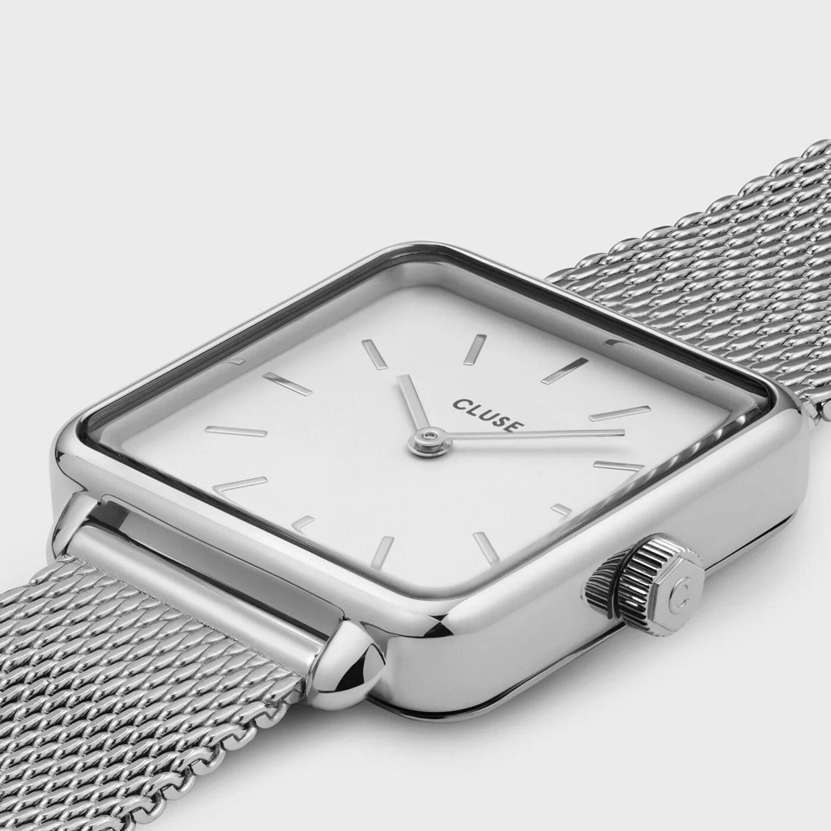 Cluse La Tétragone Watch, Silver