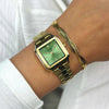 Cluse Ladies Gracieuse Petite Watch, Gold & Green