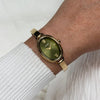 Cluse L'Ovale Watch, Gold & Olive Green