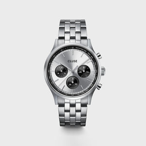 Cluse Men’s Antheor Multifunction Watch, Silver
