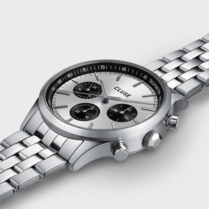 Cluse Men’s Antheor Multifunction Watch, Silver