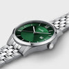 Cluse Men’s Aravis 3 Hand Watch, Silver & Green
