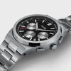 Cluse Men’s Vigoureux Chrono Watch, Silver & Black