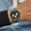 Cluse Men’s Vigoureux Chrono Watch, Silver & Black
