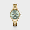 Cluse Minuit Multifunction Watch, Gold & Sage Green