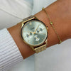 Cluse Minuit Multifunction Watch, Gold & Sage Green