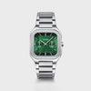 Cluse Men’s Quadrus Multifunction Watch, Silver & Green
