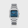 Cluse Men’s Quadrus Multifunction Watch, Silver & Midnight Blue