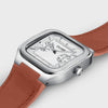 Cluse Men’s Quadrus Multifunction Watch, Silver & Brown