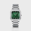 Cluse Quadrus Watch, Silver & Green