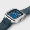 Cluse Men’s Quadrus Multifunction Watch, Silver & Navy