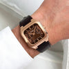 Cluse Men’s Quadrus Multifunction Watch, Rose Gold & Brown