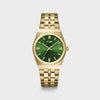 Cluse Retro 70’s Watch, Gold & Green