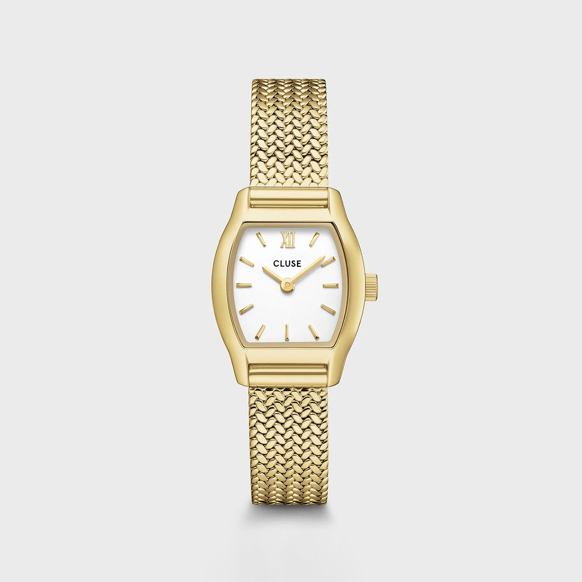 Cluse Tonnette Mini Watch, Gold & White