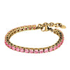 Dyrberg/Kern Cobra Bracelet, Gold & Pink