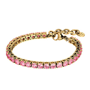 Dyrberg/Kern Cobra Bracelet, Gold & Pink
