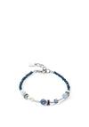 Coeur de Lion Atlantis Spheres Bracelet, Silver & Blue