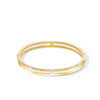 Coeur De Lion Crystal Small Bangle, Gold