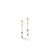 Coeur De Lion Little Twinkle Pearl Mix Earrings, White & Gold