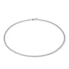 Coeur De Lion Curb Chain Necklace, Silver
