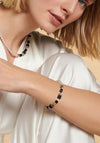 Coeur De Lion GeoCube Precious Fusion Pearls Bracelet, Gold & Black