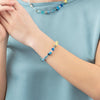 Coeur De Lion GeoCube Iconic Bracelet, Yellow & Turquoise