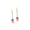 Coeur De Lion GeoCube Iconic Earrings, Apricot