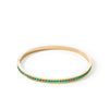 Coeur De Lion Green Crystal Medium Bangle, Gold